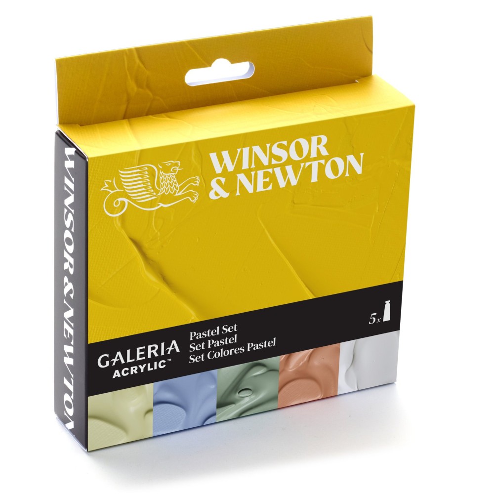 Zestaw farb akrylowych Galeria - Winsor & Newton - Pastel 6 szt.