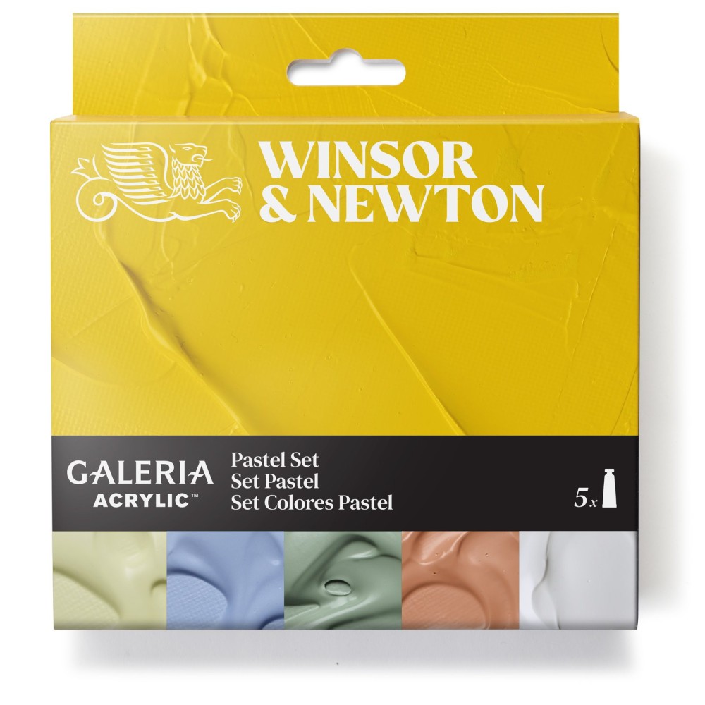 Zestaw farb akrylowych Galeria - Winsor & Newton - Pastel 6 szt.