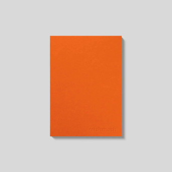 Framed notebook Naked A5 - mishmash - Orange softcover