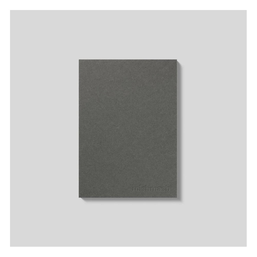 Dotted notebook Naked A5 - mishmash - Slate softcover