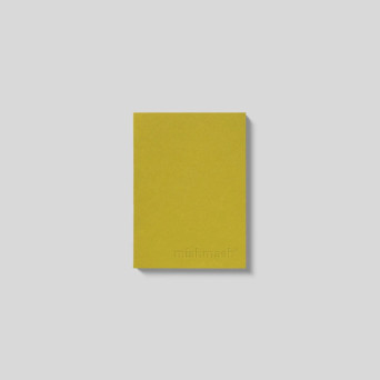 Framed notebook Naked A6 - mishmash - Chartreuse softcover