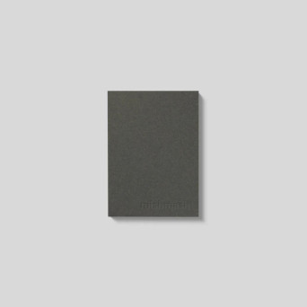 Ruled notebook Naked A6 - mishmash - Slate softcover