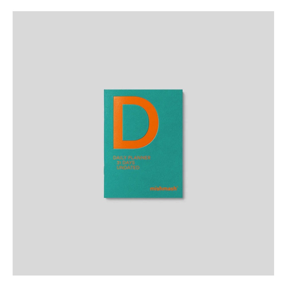 Daily undated planner A6 - mishmash - Marrs Green