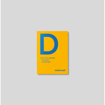 Planer dzienny niedatowany A6 - mishmash - Citrine