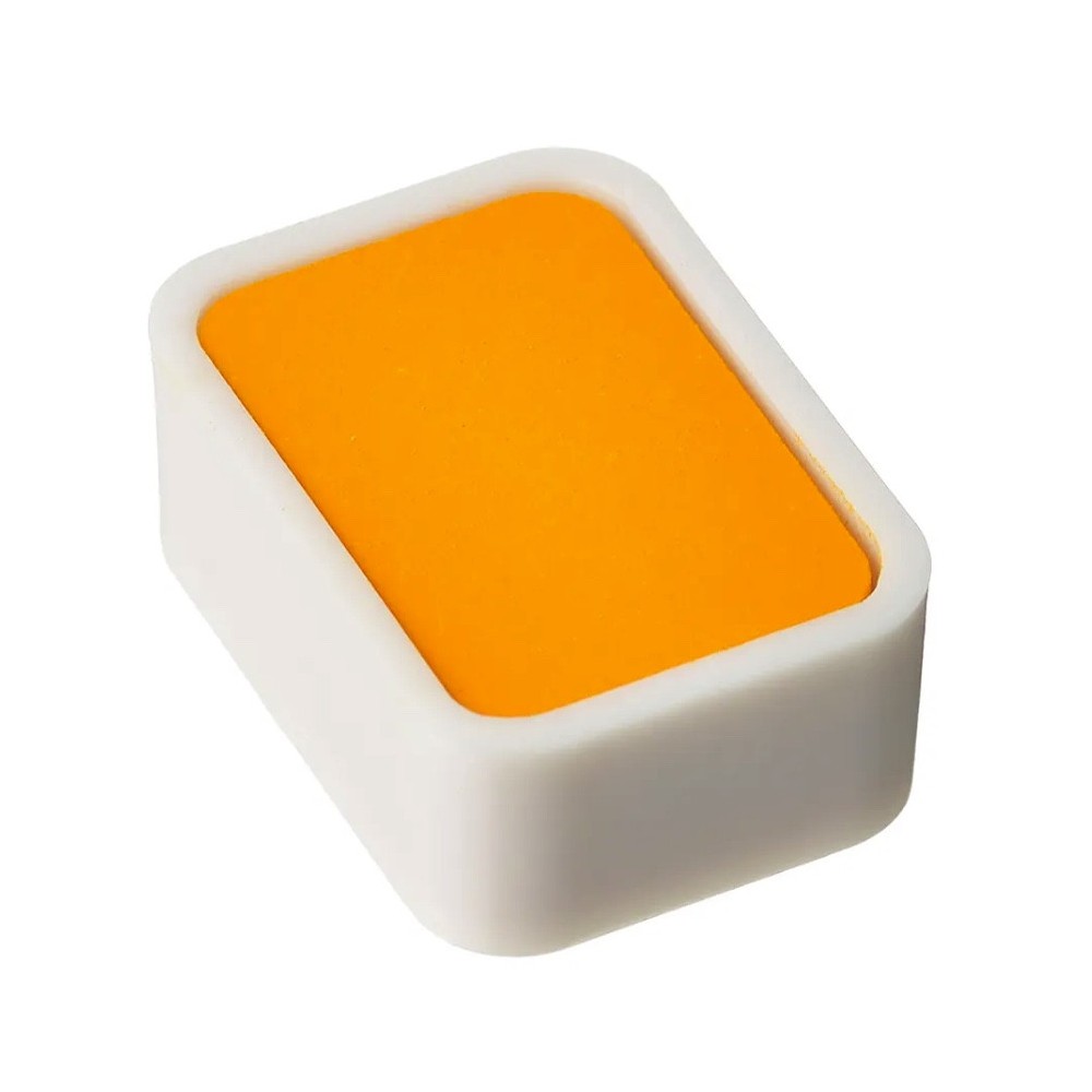 Shin-Gansai watercolor paint pan - Holbein - N303 Deep Yellow