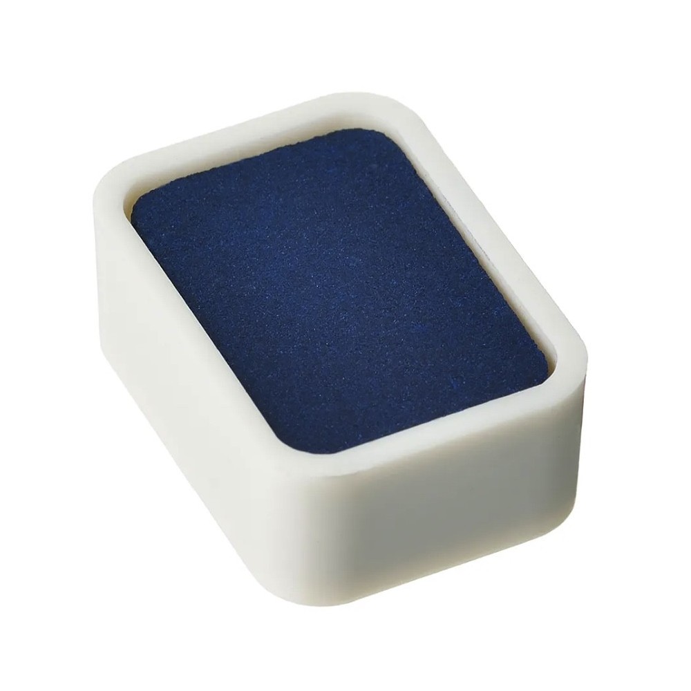 Shin-Gansai watercolor paint pan - Holbein - N314 Prussian Blue