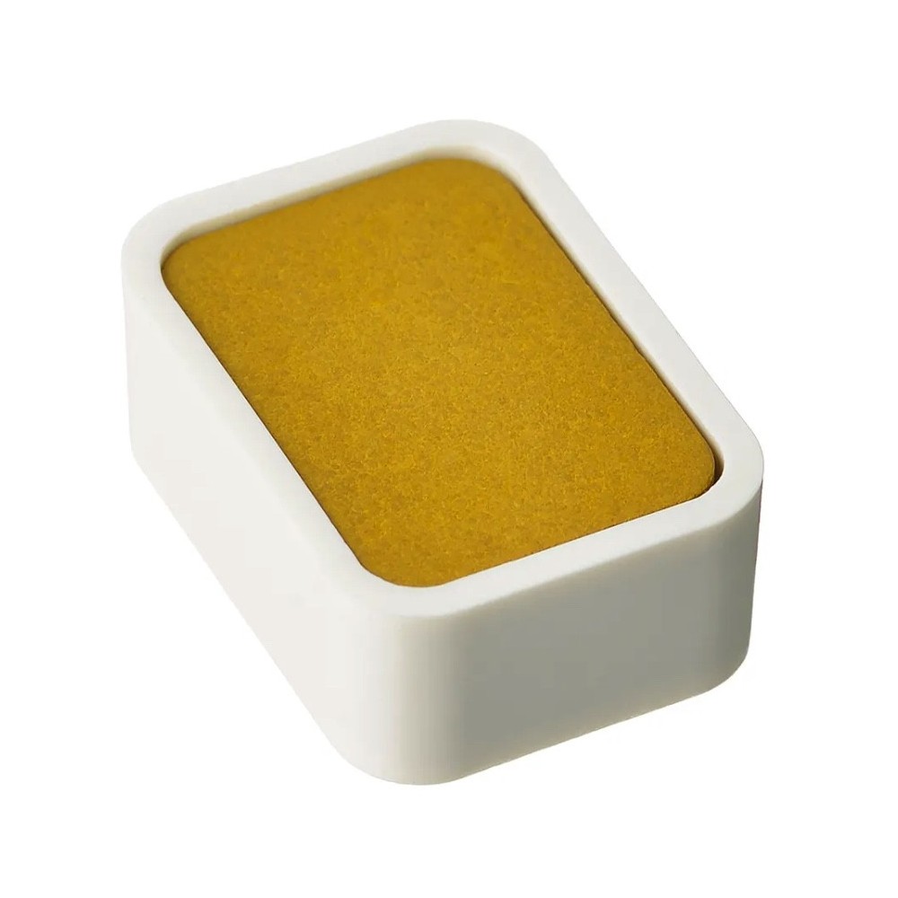 Shin-Gansai watercolor paint pan - Holbein - N320 Yellow Ochre