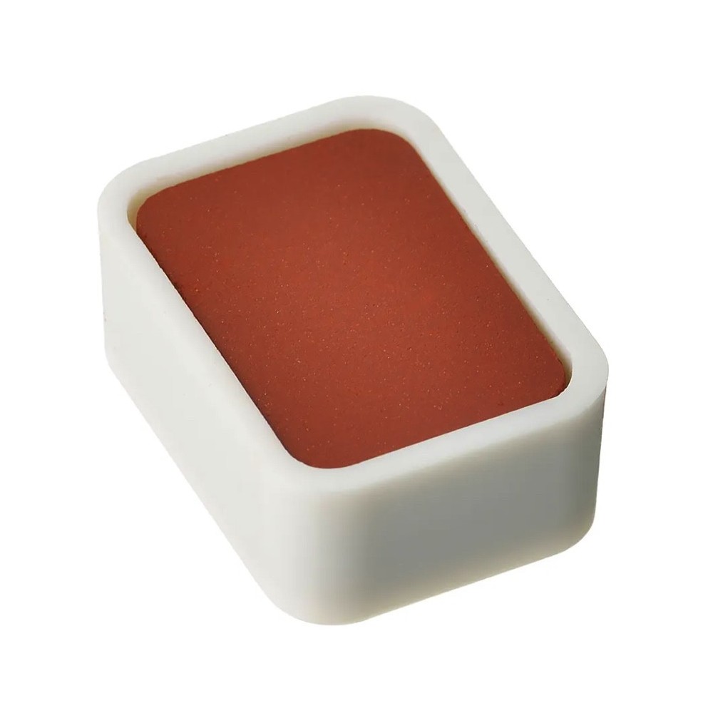 Shin-Gansai watercolor paint pan - Holbein - N323 Burnt Sienna