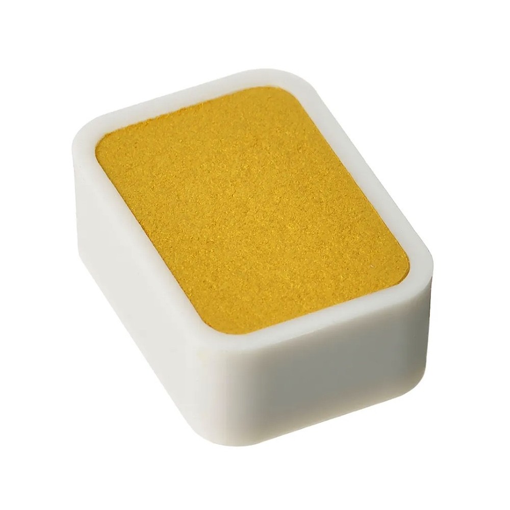 Farba akwarelowa w kostce Shin-Gansai - Holbein - N326 Gold
