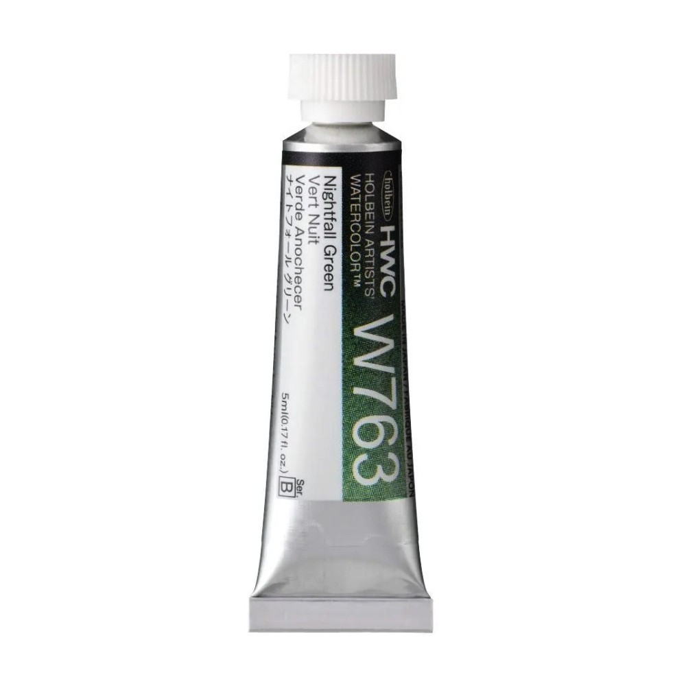 Farba akwarelowa Artists’ Watercolor - Holbein - Nightfall Green 5 ml