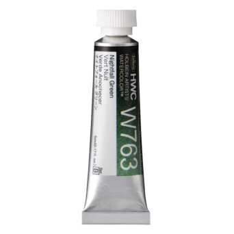 Artists' Watercolor paint - Holbein - Nightfall Green 5 ml