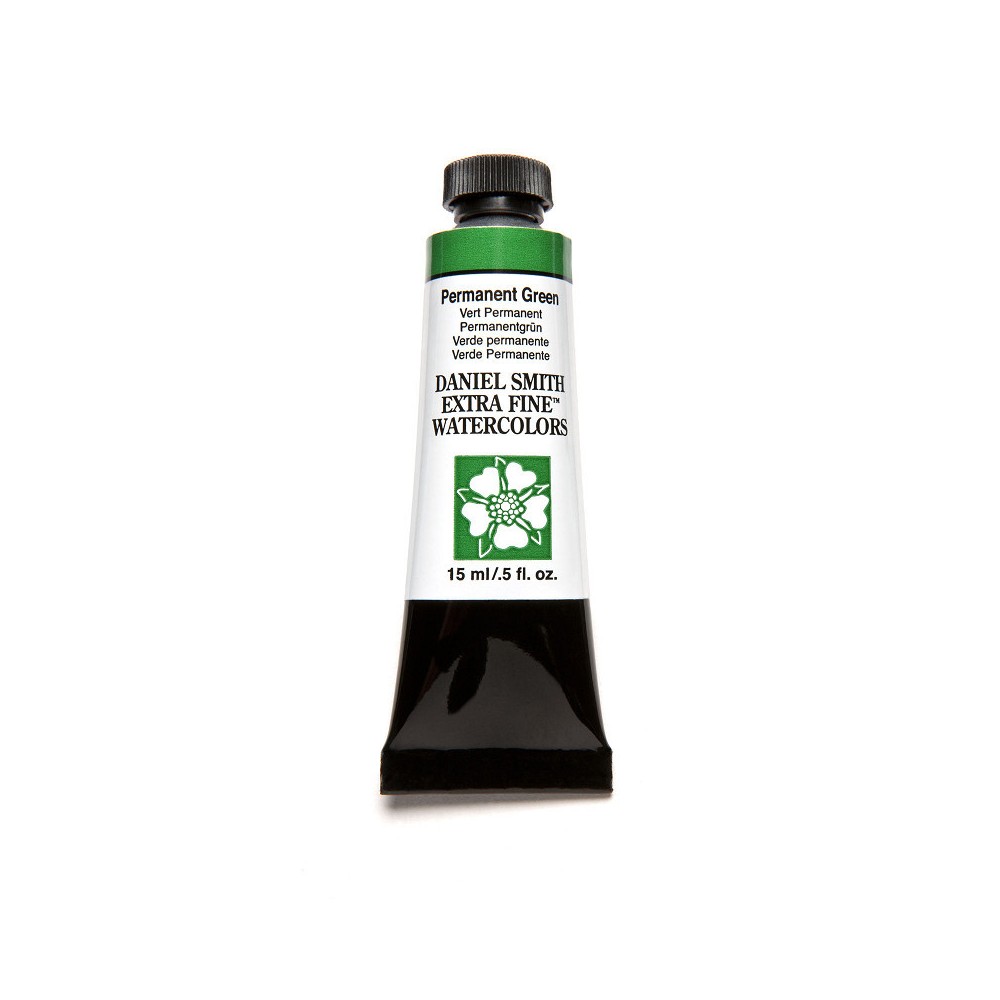 Farba akwarelowa Extra Fine - Daniel Smith - Permanent Green 15 ml
