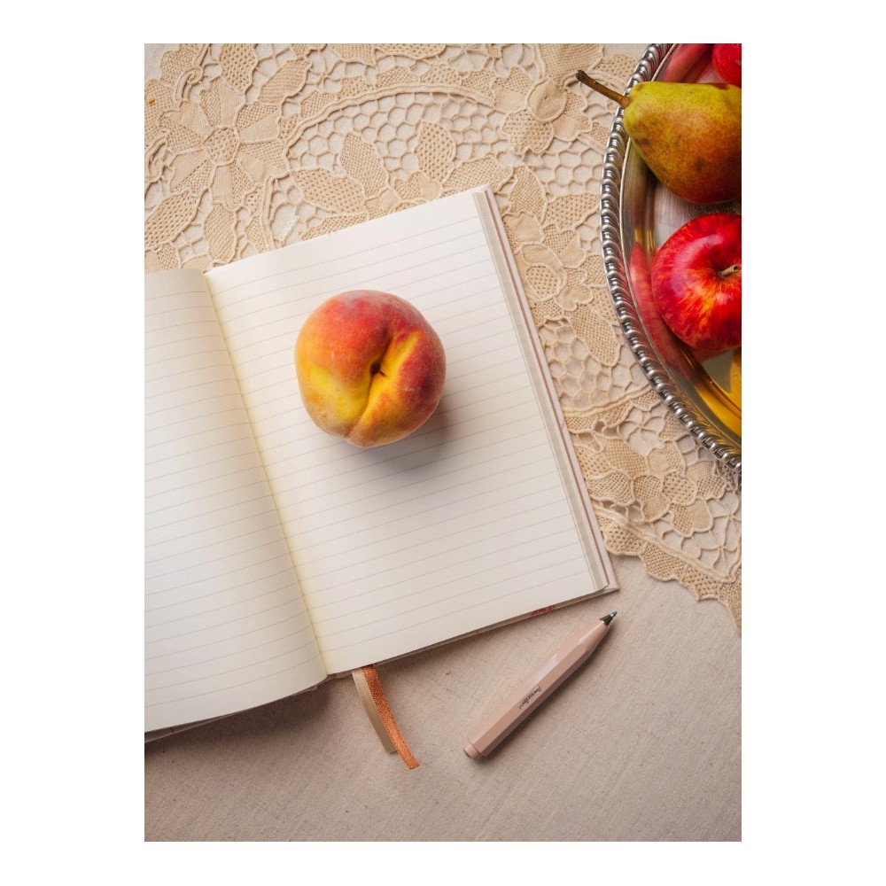 Rustic Notebook A5 - Jaśnie plan - light pink