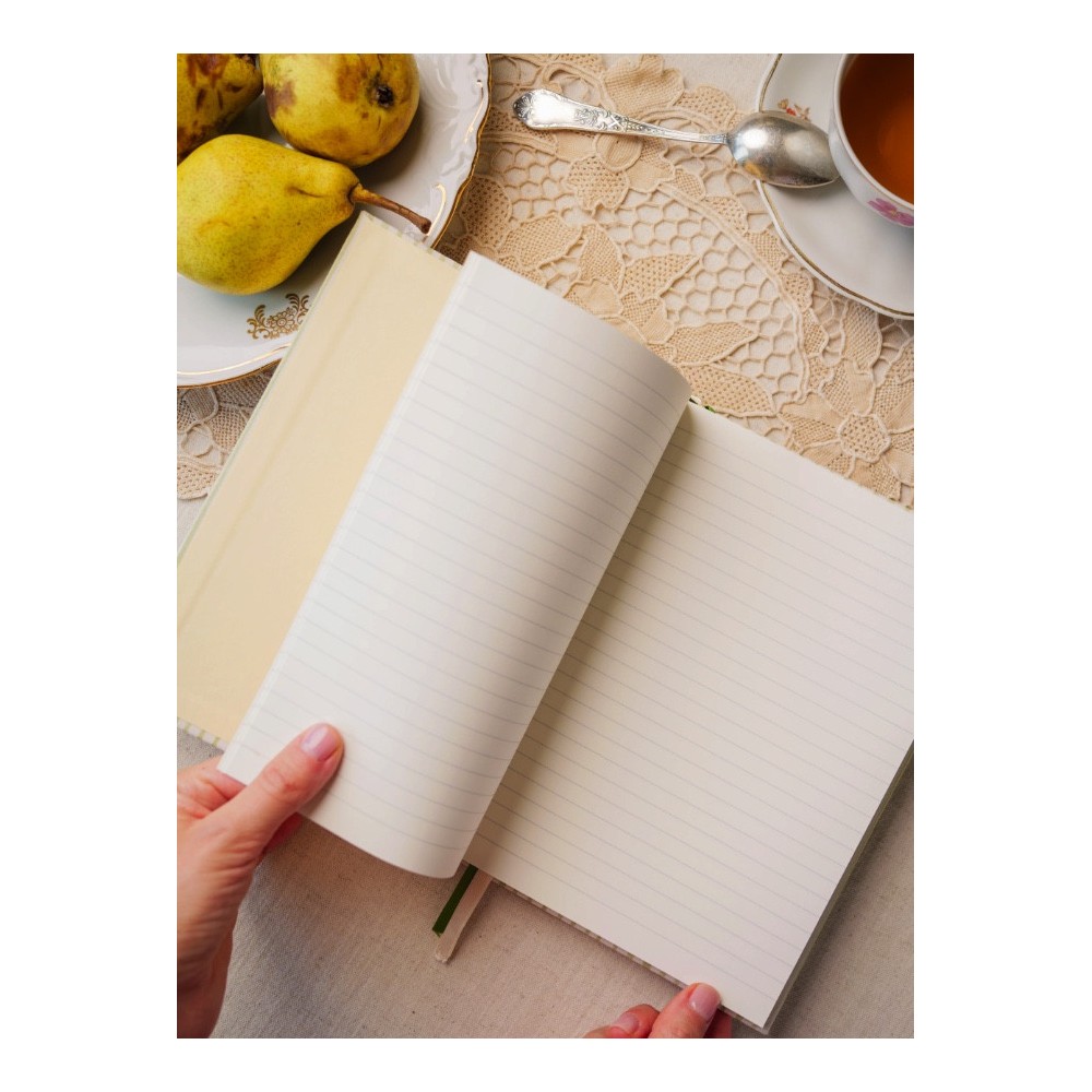 Meadow Notebook A5 - Jaśnie plan - green
