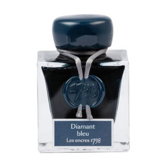 Atrament 1670 w butelce - J.Herbin - Diamant Bleu 50 ml