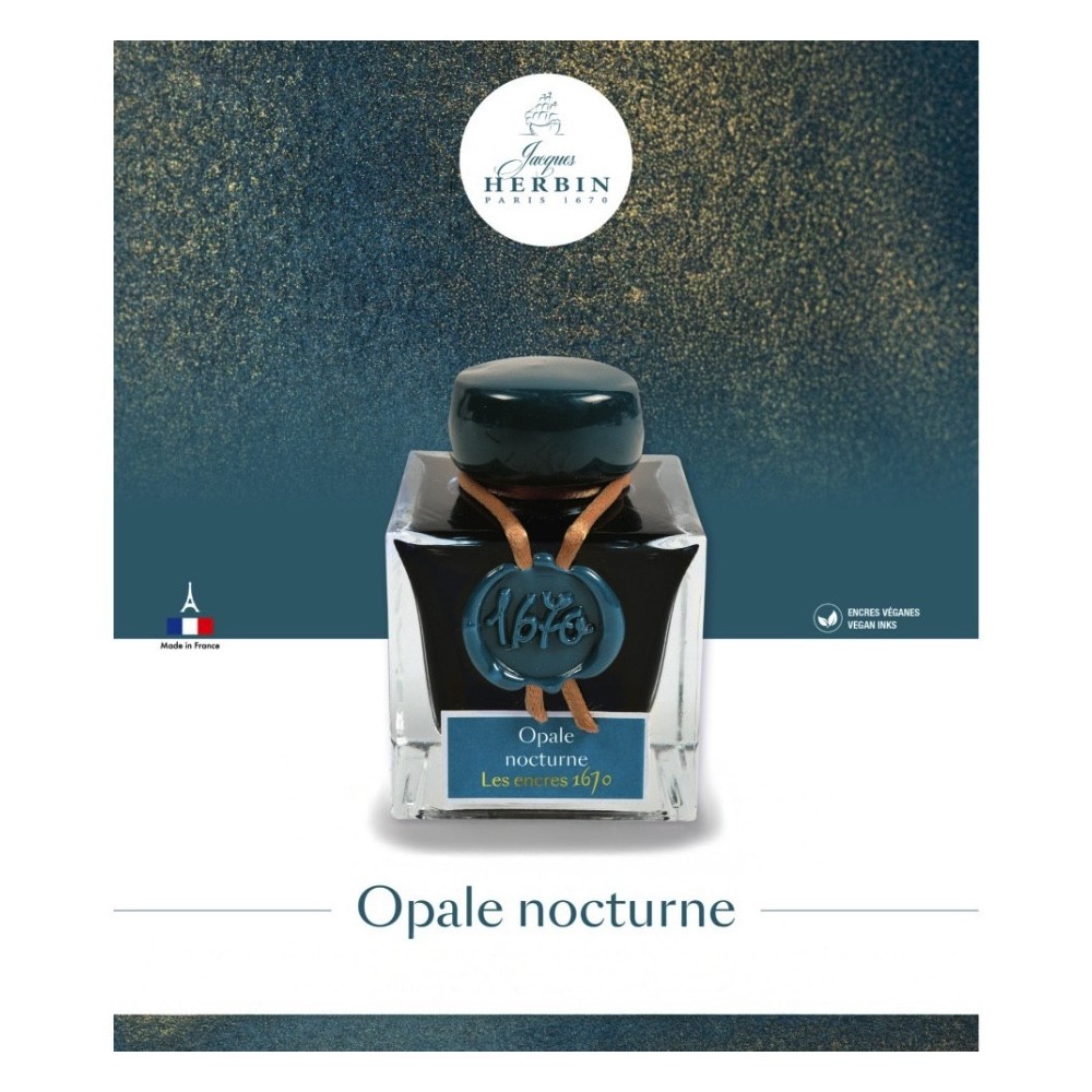 Atrament 1670 w butelce - J.Herbin - Opale Nocturne 50 ml