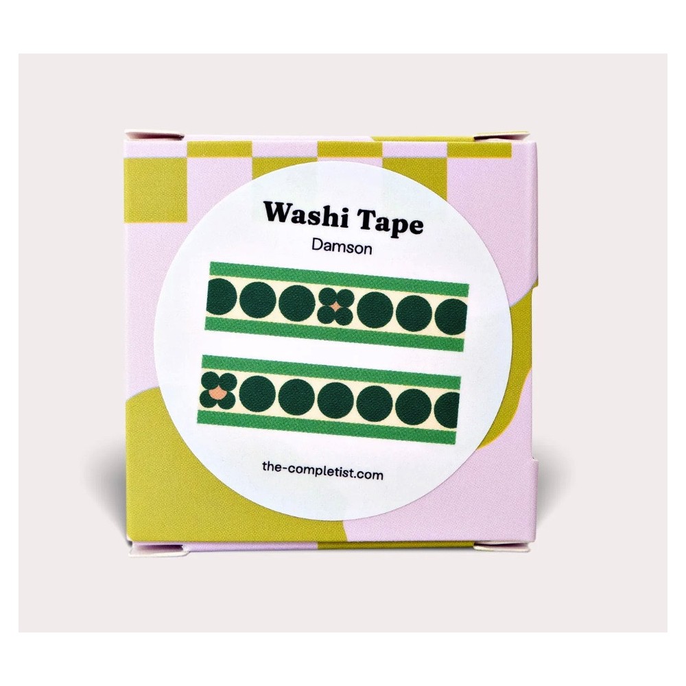 Taśma papierowa washi Damson - The Completist. - 15 mm x 10 m