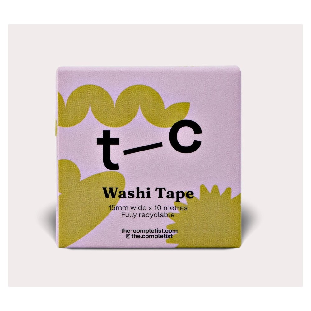 Washi paper tape Damson - The Completist. - 15 mm x 10 m