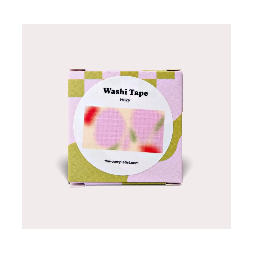 Taśma papierowa washi Hazy - The Completist. - 15 mm x 10 m