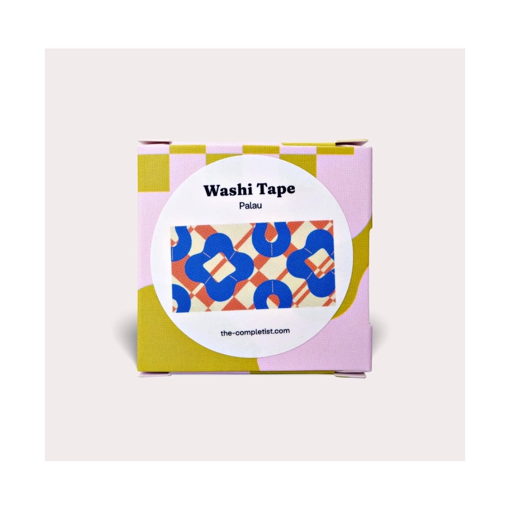 Taśma papierowa washi Palau - The Completist. - 15 mm x 10 m