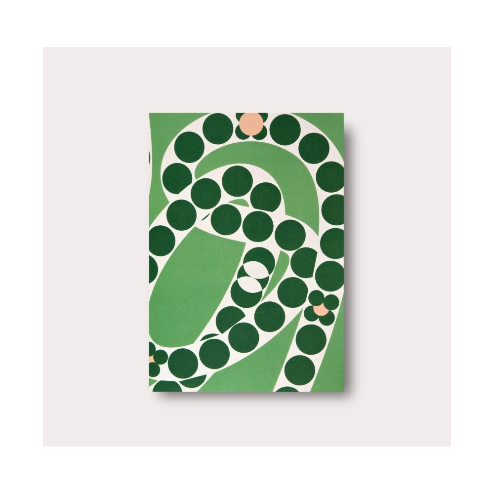 Dotted Slimline Damson notebook A5 - The Completist.