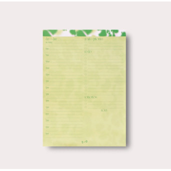 Planer biurkowy biuwar dzienny Hazy A5 - The Completist.