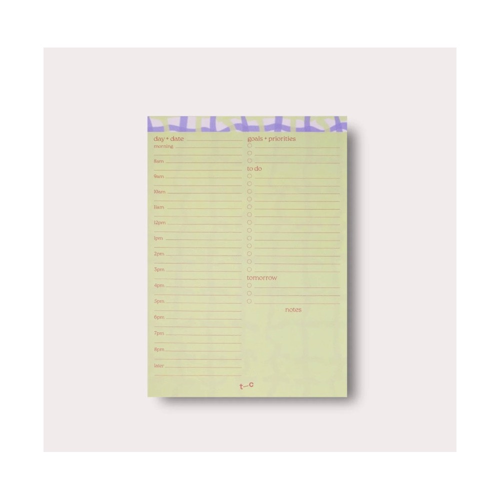 Desk organiser daily pad Neroli A5 - The Completist.