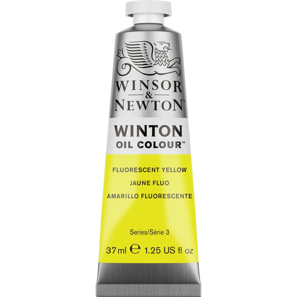 Oil paint Winton Oil Colour - Winsor & Newton - Fluo Yellow 37 ml