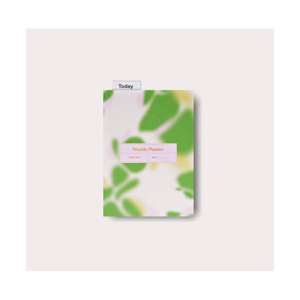 Undated weekly planner Hazy No.1 A6 - The Completist.