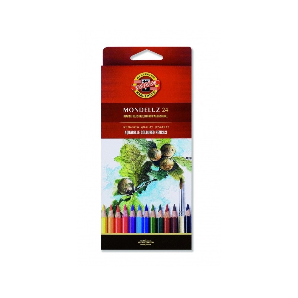Set of Aquarell Coloured Pencils 3718, 24 pcs Fruit