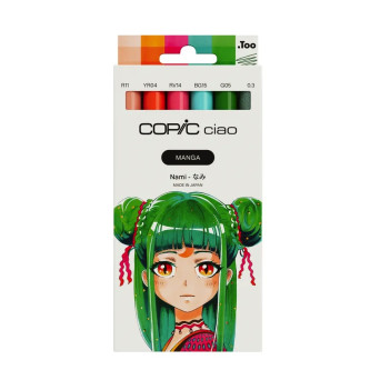 Set of Copic Ciao Manga Nami dual-tip alcohol-based markers