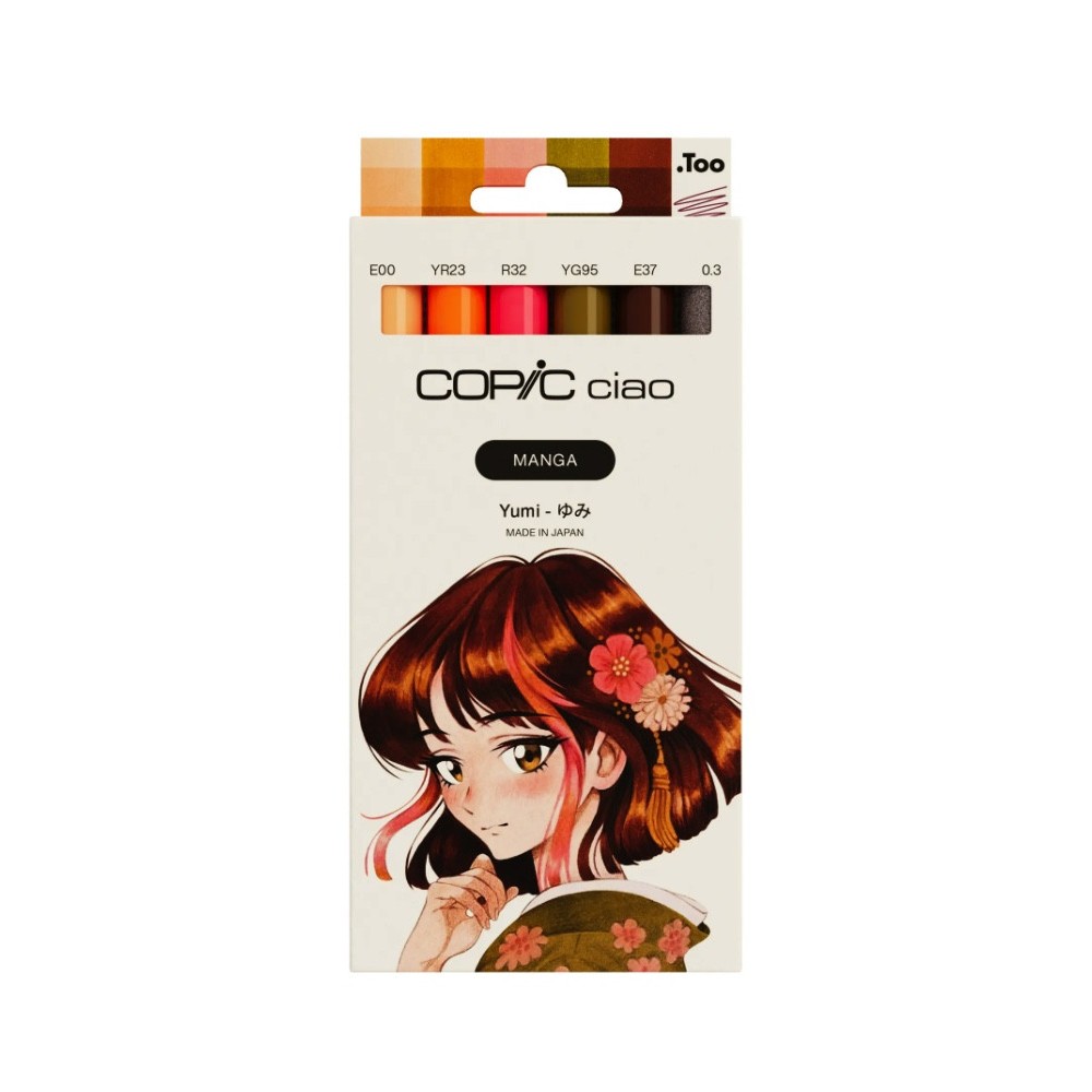 Zestaw markerów dwustronnych Copic Ciao - Manga Yumi