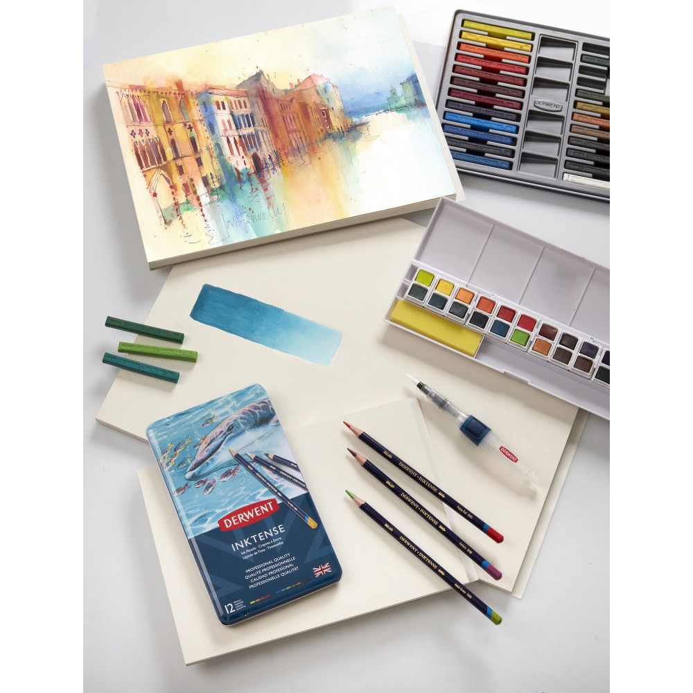 Inktense paint pan set - Derwent - 24 pcs.