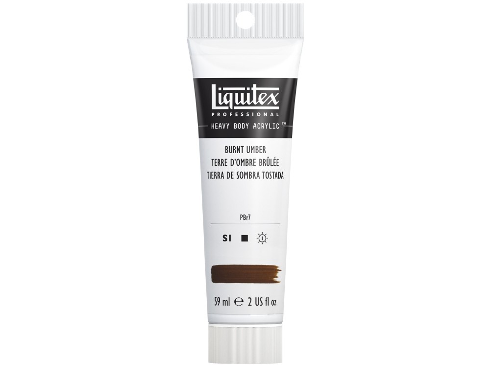 Acrylic Heavy Body paint - Liquitex - Burnt Umber 59 ml
