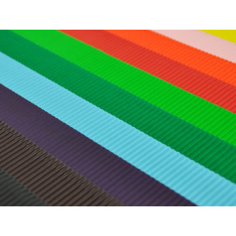 Tektura falista 25 x 35 cm - kolorowa, 10 ark.