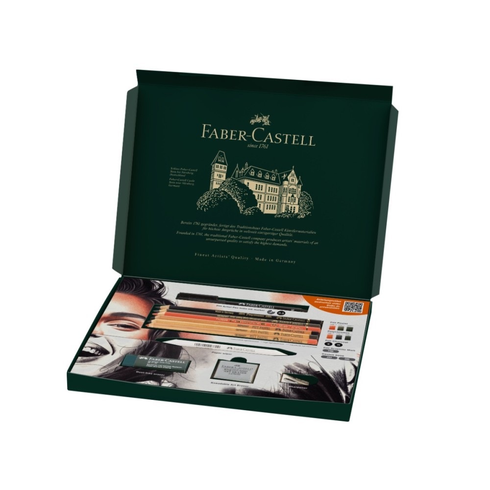 Dry mediums Discovery set - Faber-Castell - 17 pcs.