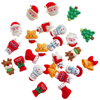 3D Christmas Candy resin decorations - DpCraft - 10 pcs.