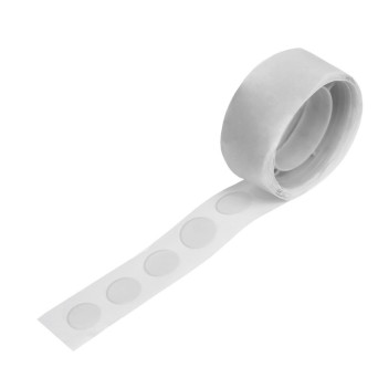 Dwustronne kropki kleju na rolce - DpCraft - 1 cm 100 szt.