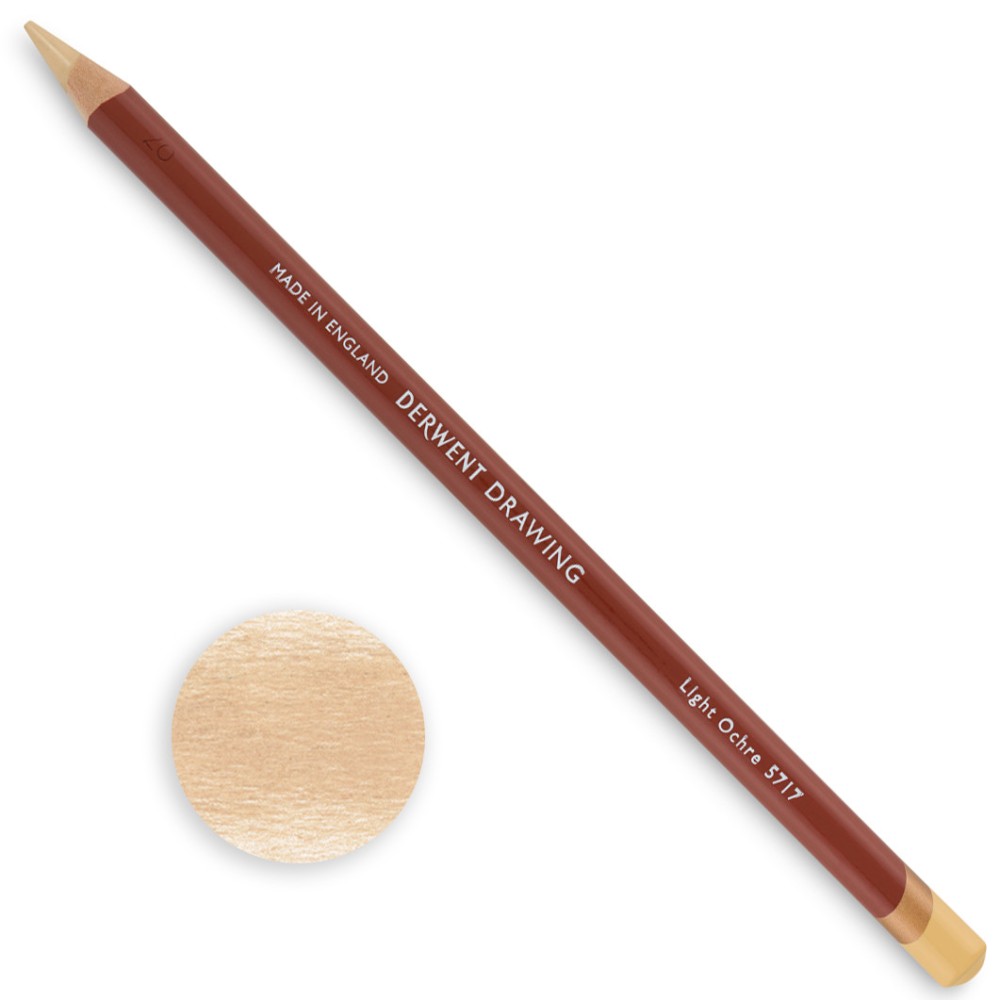 Kredka Drawing - Derwent - 5717 Light Ochre