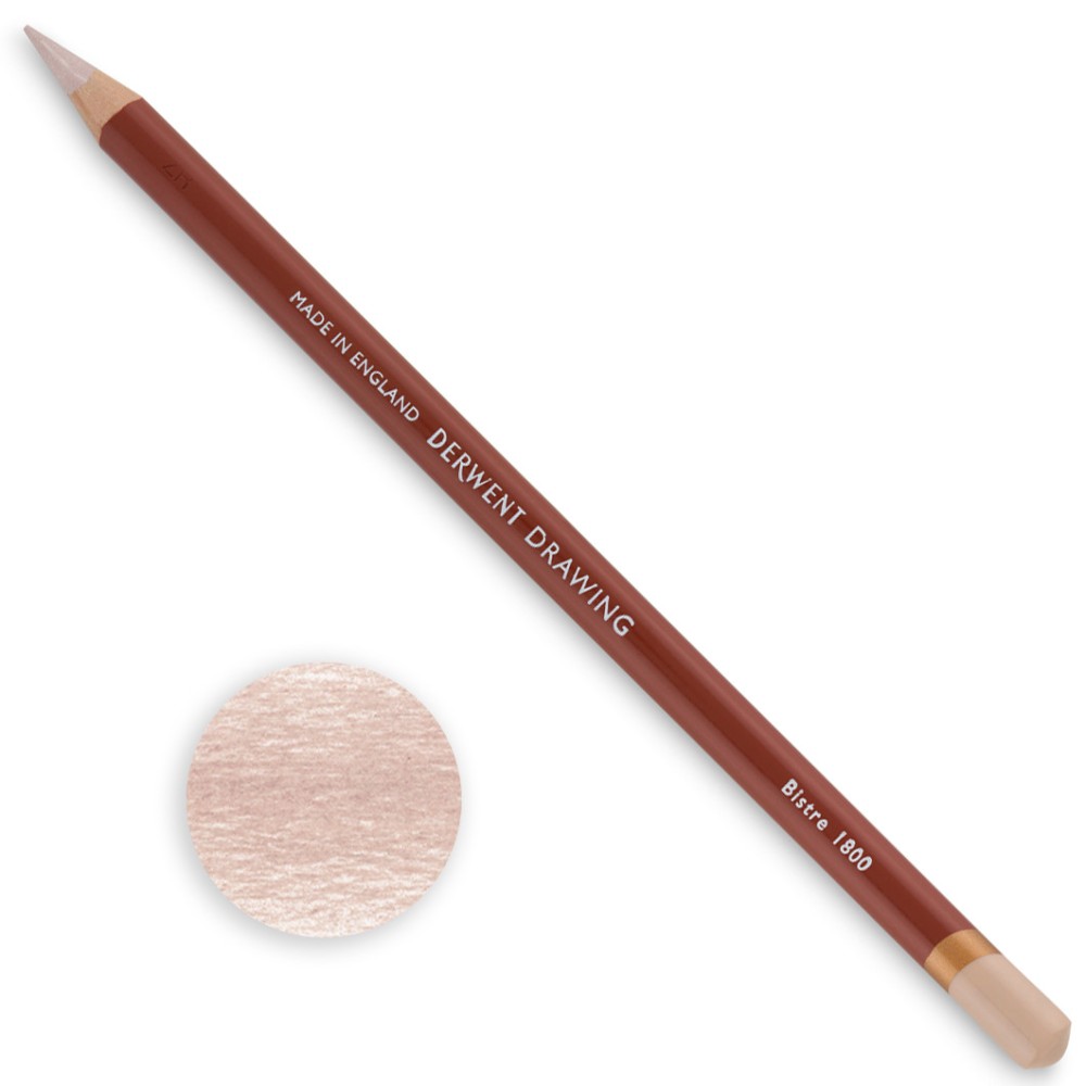 Kredka Drawing - Derwent - 1800 Bistre
