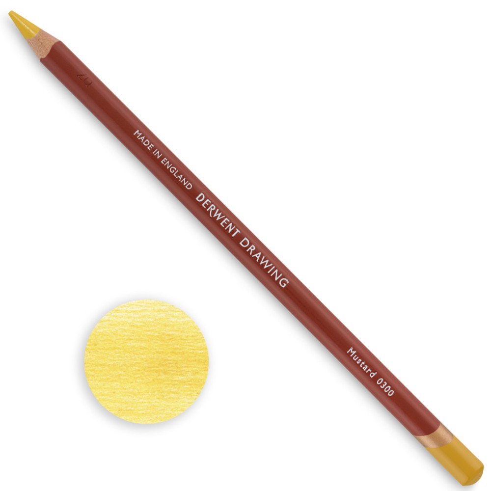 Kredka Drawing - Derwent - 0300 Mustard