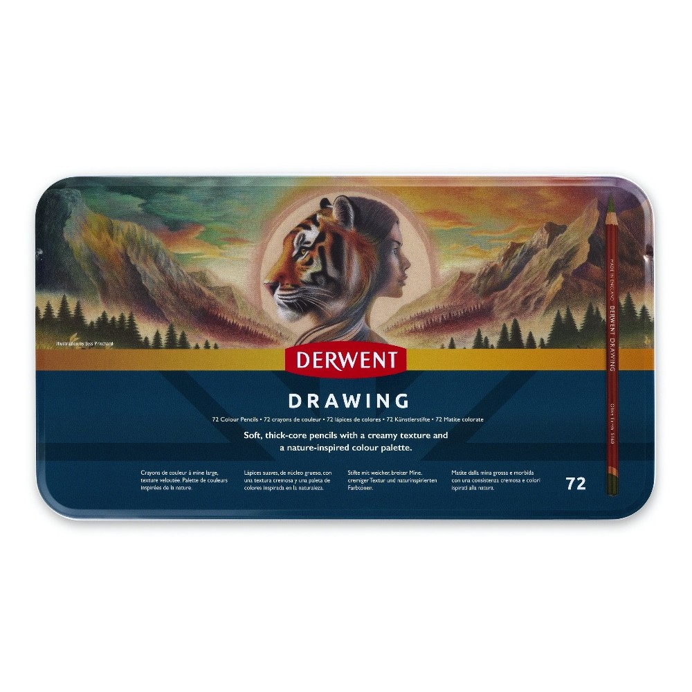 Zestaw kredek Drawing - Derwent - 72 szt.
