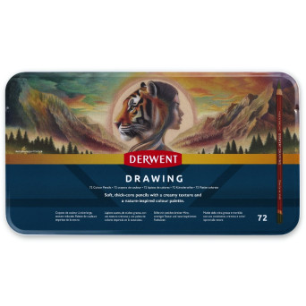 Set of Drawing pencils - Derwent - 72 pcs.