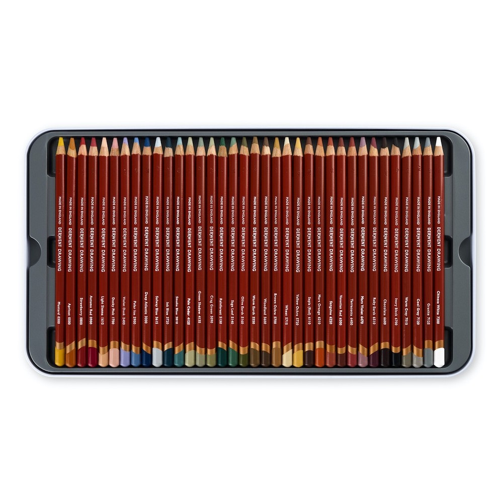 Set of Drawing pencils - Derwent - 36 pcs.