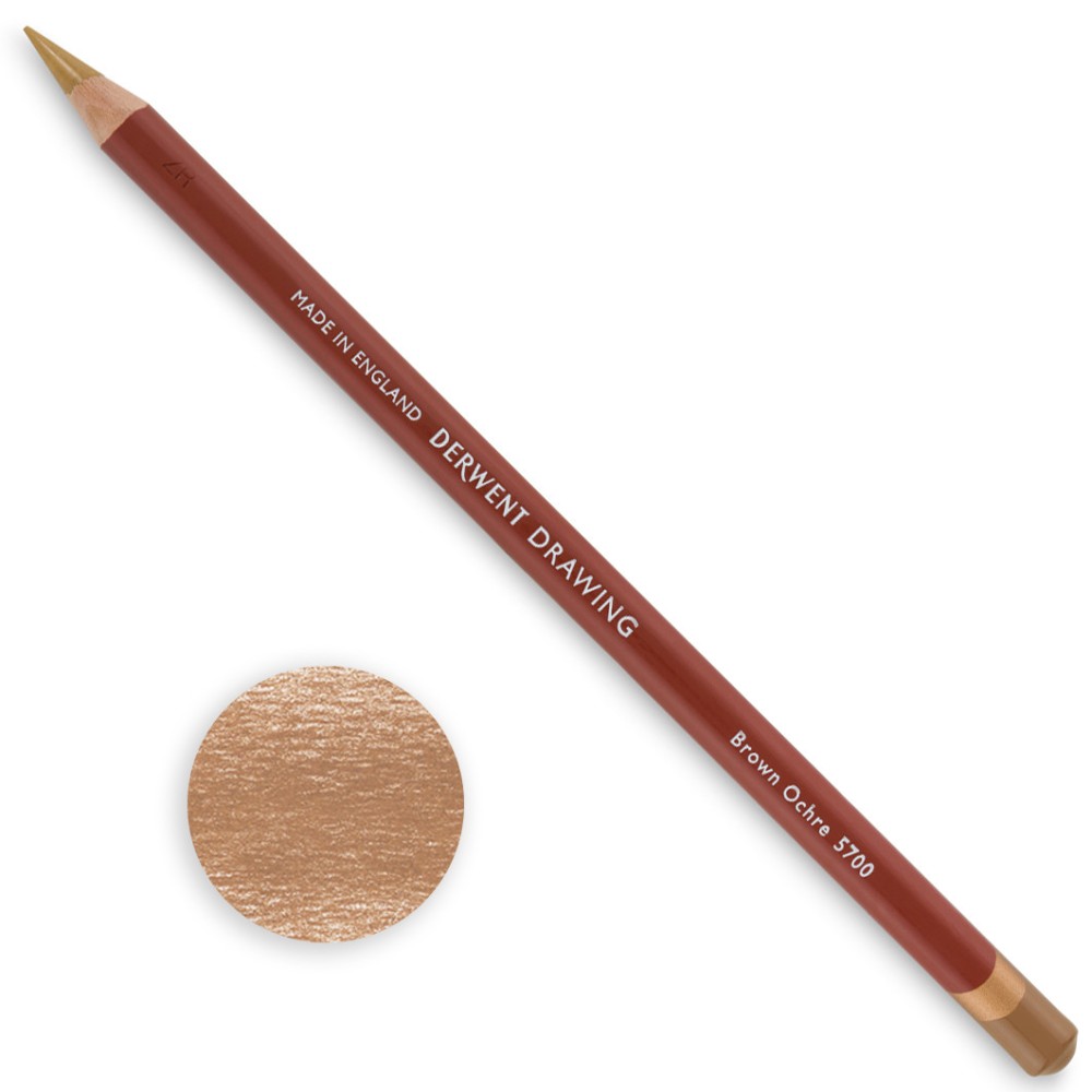 Kredka Drawing - Derwent - 5700 Brown Ochre