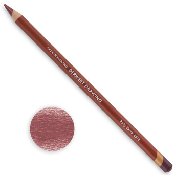 Kredka Drawing - Derwent - 6510 Ruby Earth