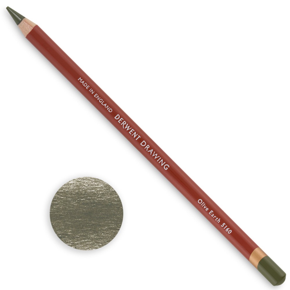 Kredka Drawing - Derwent - 5160 Olive Earth