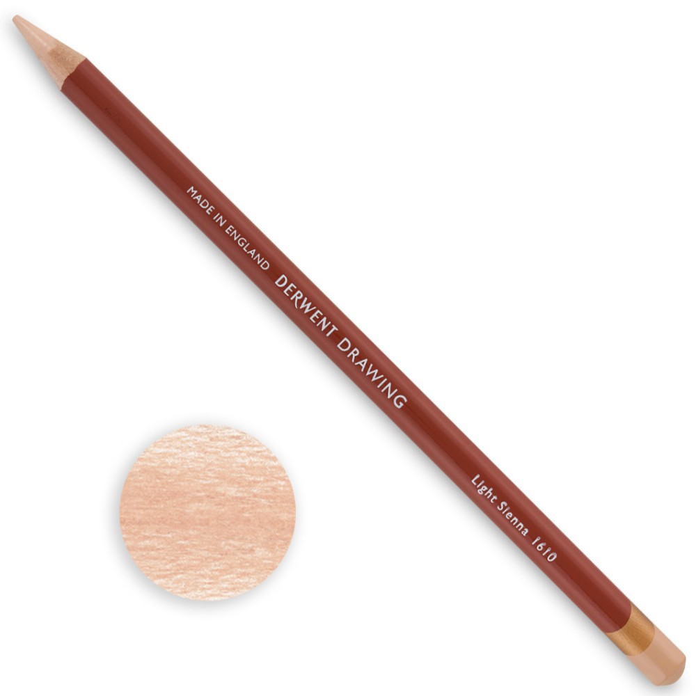 Kredka Drawing - Derwent - 1610 Light Sienna