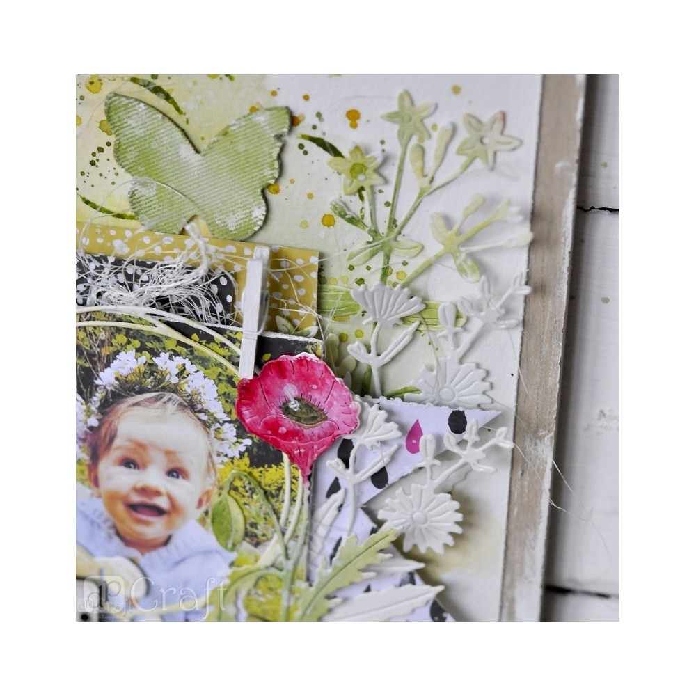 Mini wooden clips - DpCraft - white 2,5 cm 30 pcs.
