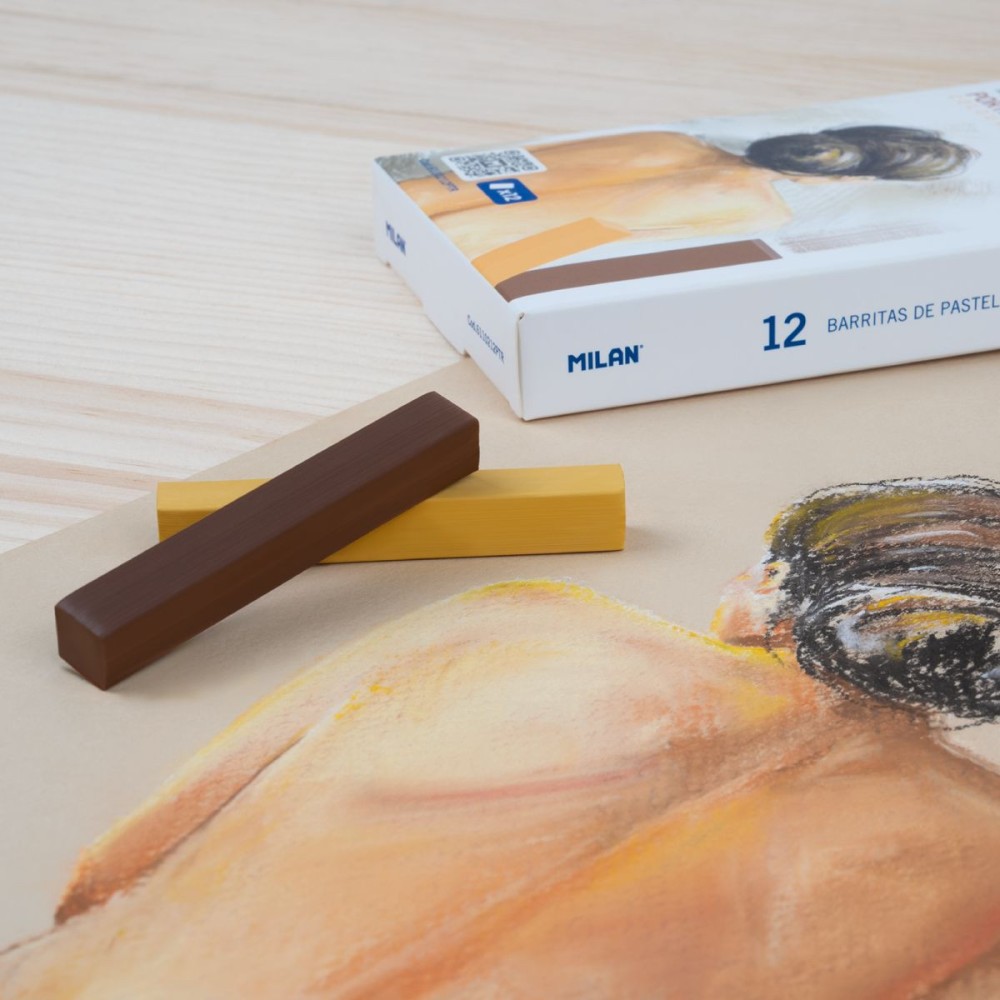 Set of soft dry pastels Portrait - Milan - 24 pcs.